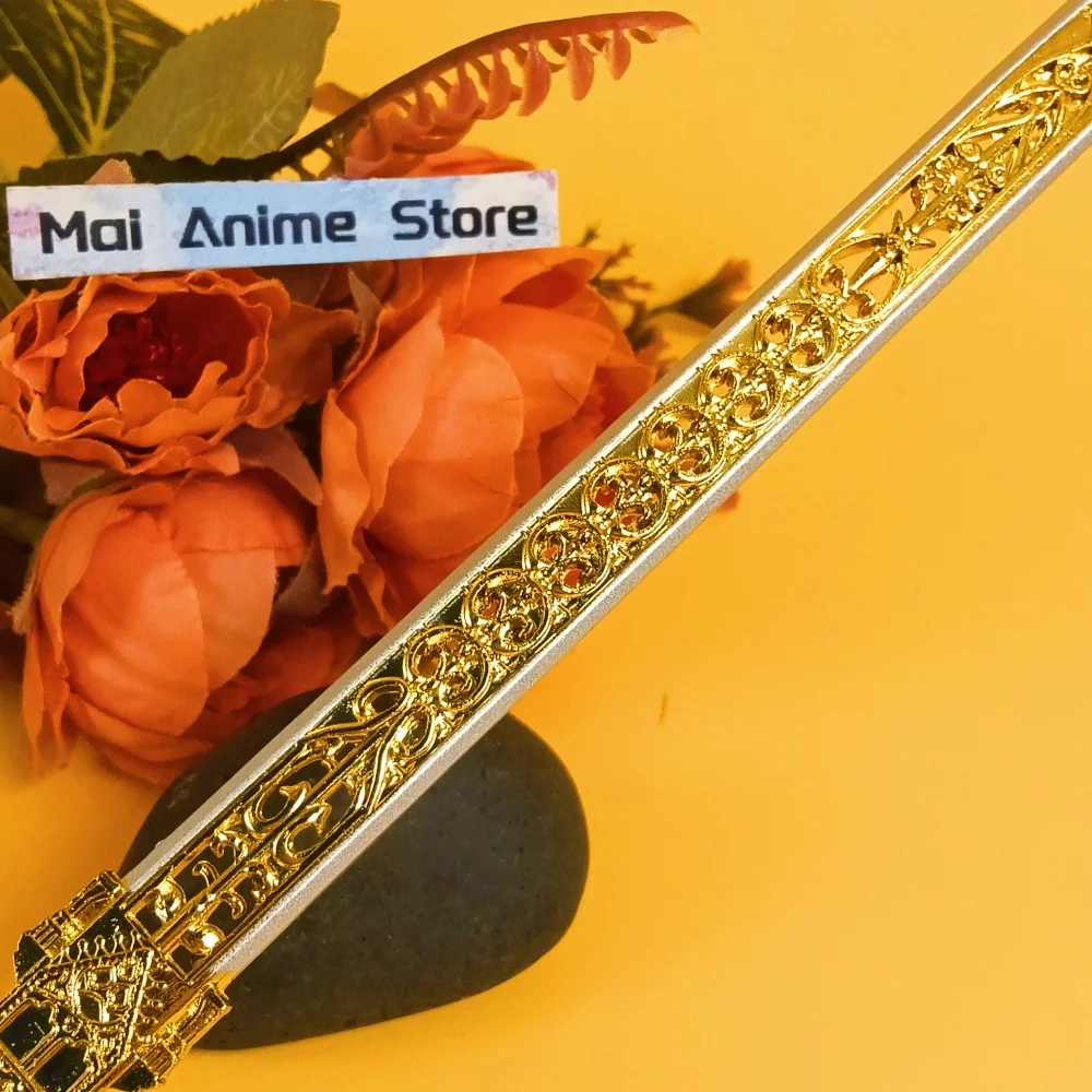 8.6inch Anime Elden Katana Steel Metal Sword Real Japanese Katana Samurai Sword of Night and Flame Ninja Knife Sabre Toy Gift