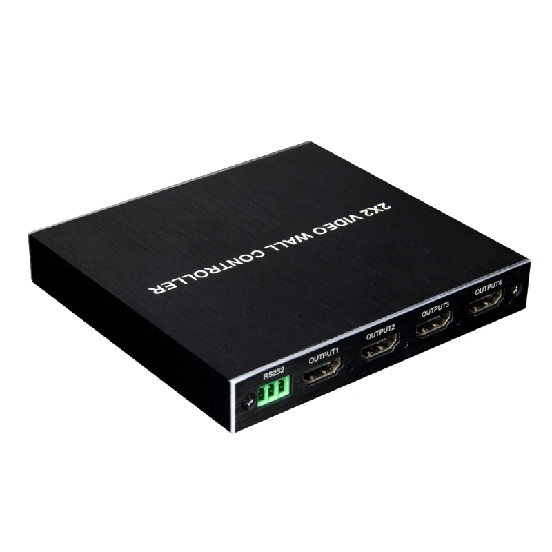 Metal 2X2 HDTV Video Wall Controller Video Wall Processor Support Automatic Splicing And Multiple Display Configurations