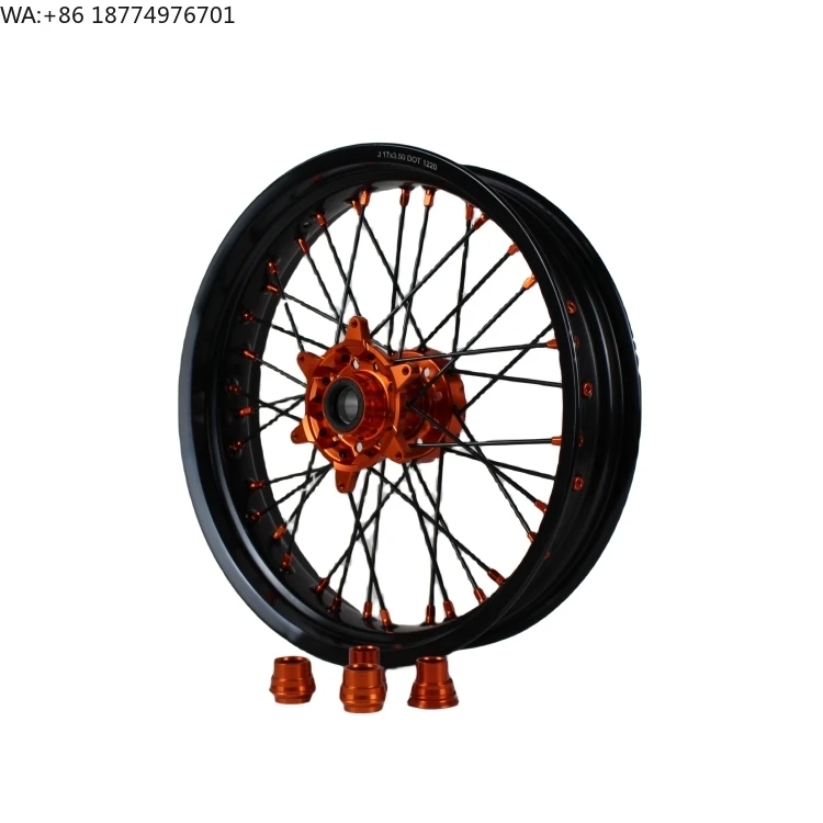 

Factory Price Fit KT M EXC 2003-2024 16/17 Inch Wheel Set Customized Color Motorcycle Supermoto Wheels