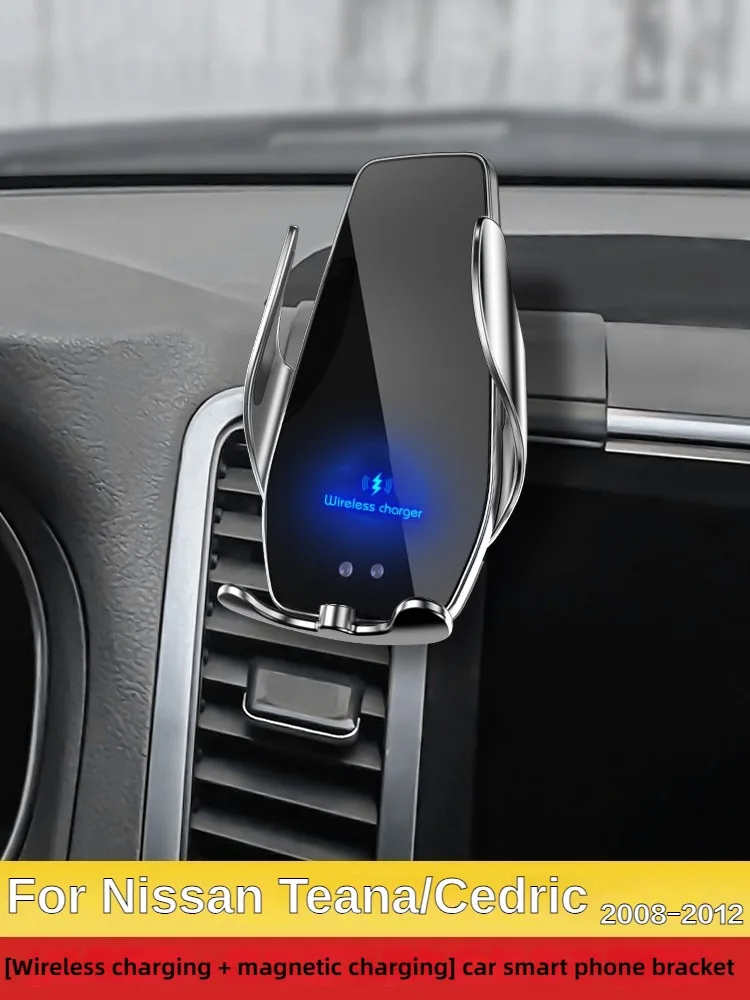 Suporte para Telefone com Carregador Sem Fio para Nissan Teana Cedric 2008-2012