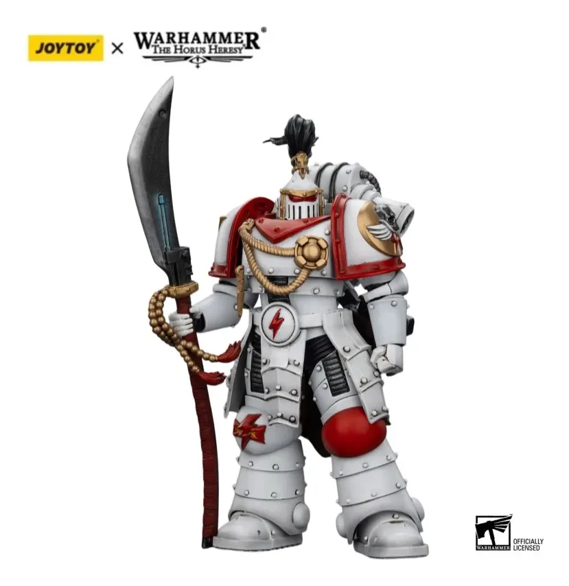

Фигурка JOYTOY Warhammer 40000/40k: Праептор Легиона Белых Клиноков (Ересь Хоруса), коллекционная модель, подарок, украшение