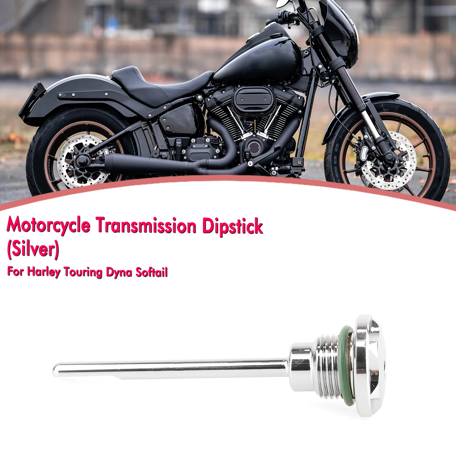 

Motorcycle Transmission Dipstick For Harley Dyna 1987-2005 Softail Touring Trike 1987-2006