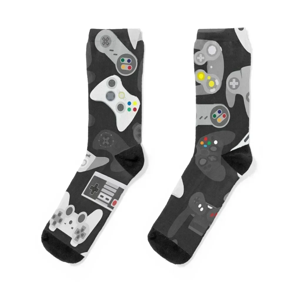 Video Game Controller Socks Thermal man winter Stockings compression shoes golf Socks Ladies Men's