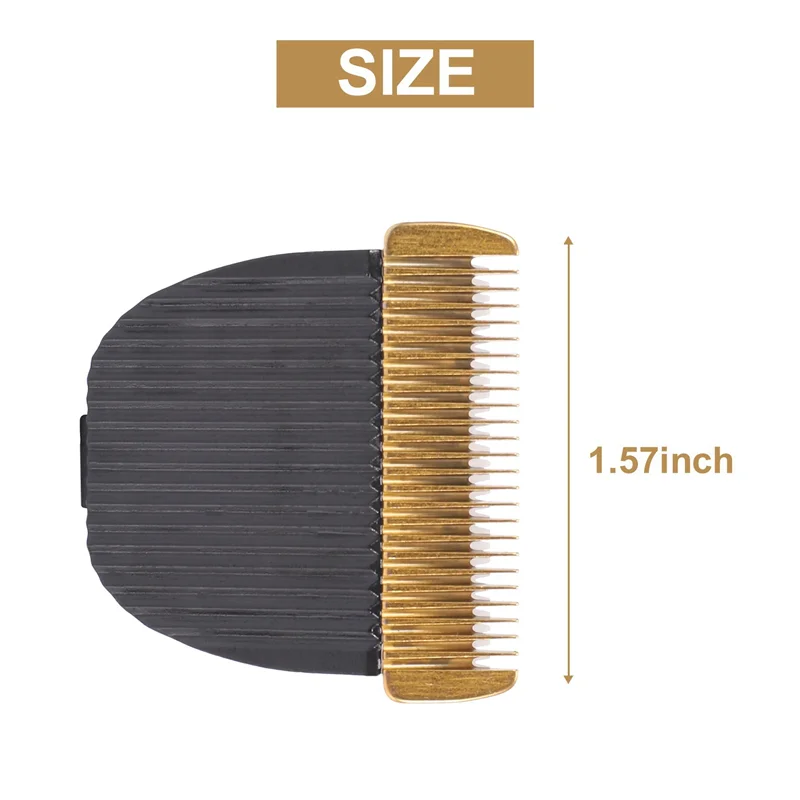 Lama di rasoio ABRW-Grooming con testina di taglio 40 mm 24 denti per tagliacapelli per animali
