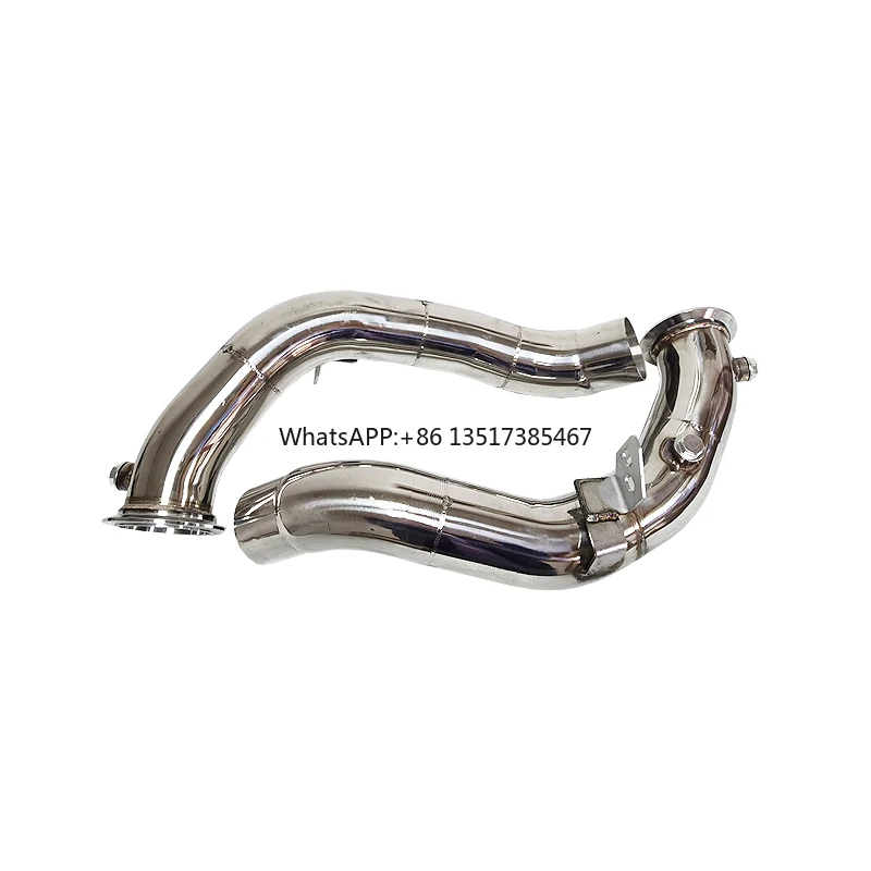 Per BMW M5 e M6 F10 F12 F13 M5 M6 Downpipes Catless Decat 3.15"