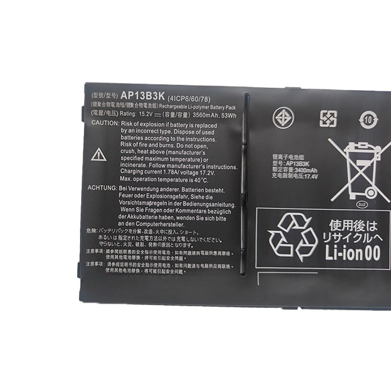 For Acer Aspire V5-481P V5-572PG V5-552P V5-573P V7-481G V7-482P V7-581 New AP13B8K AP13B3K Laptop Battery 15.2V 3400mAh+Tools