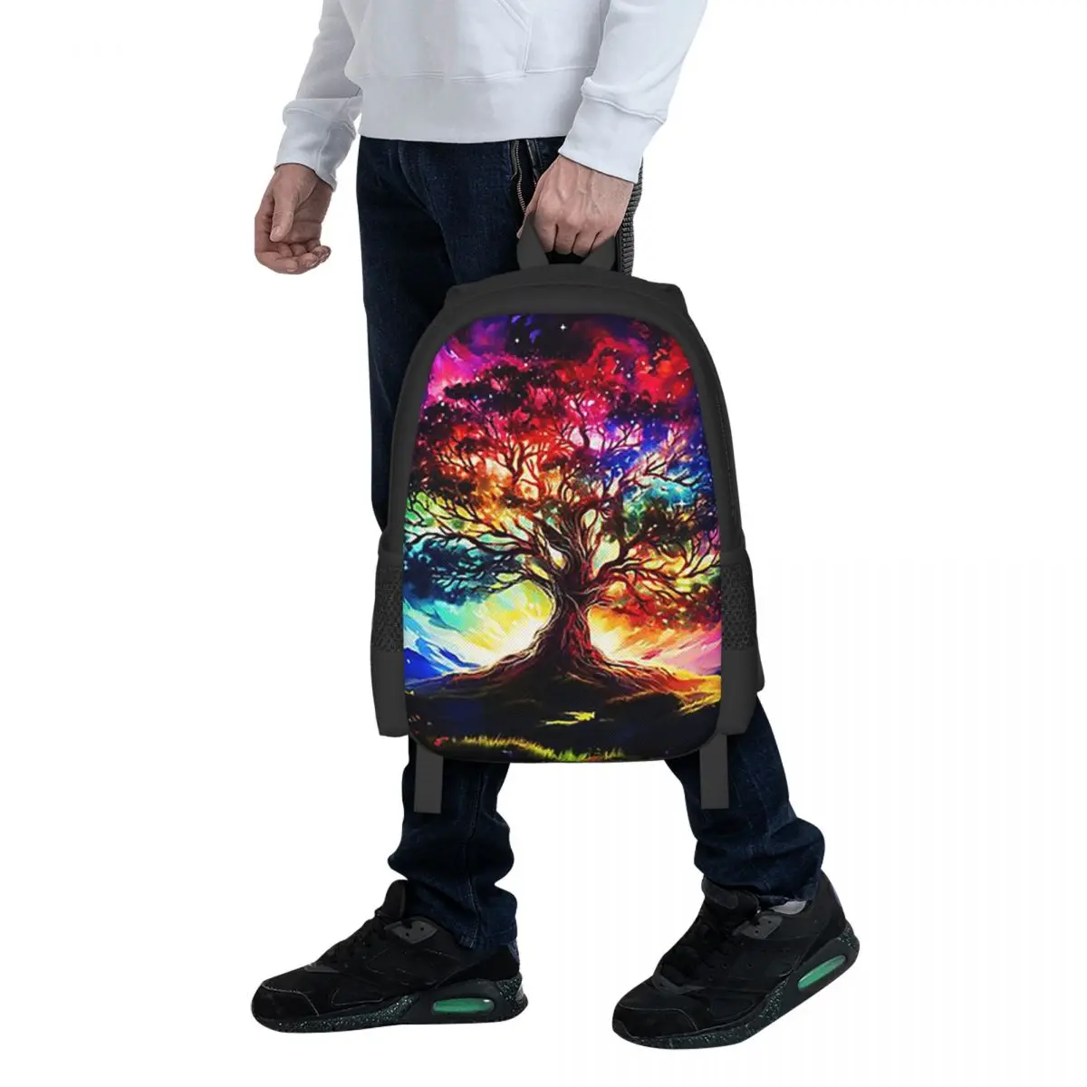 

Tree Of Life Art Student Backpack School Bag Hiking Travel Daypack for Men Women Fashion Bookbag Shoulder Bags