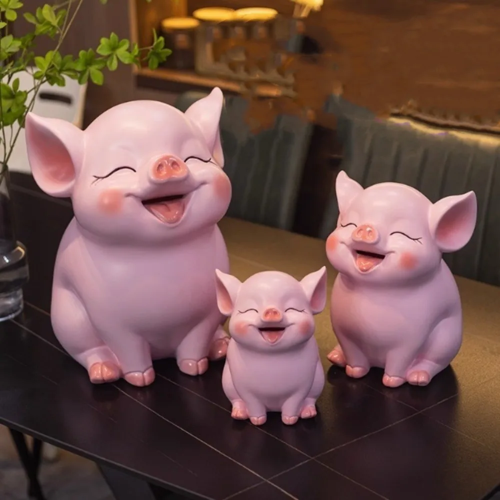 ออมทรัพย์ถังหมู Piggy Bank ขนาดใหญ่ความจุตกแต่ง Zodiac หมูเครื่องประดับการ์ตูนเปิดกล่องเงินการ์ตูนของเล่นเด็ก