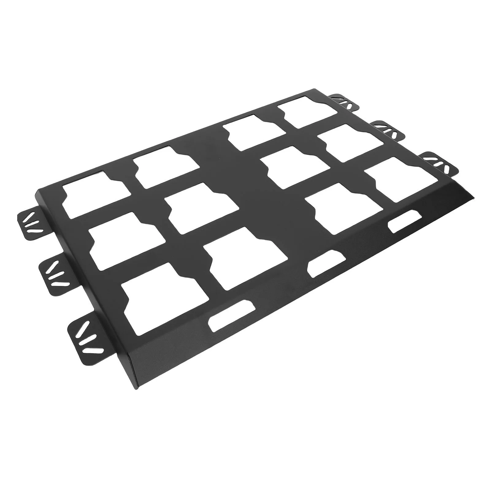 Монтажная пластина для ящика для инструментов, подходящая для упаковки, металлическое крепление для настенного или напольного крепления ящика для инструментов