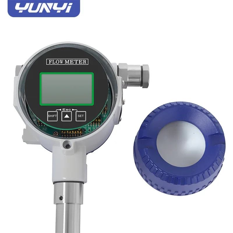 Yunyi Steam Precession Water Gas Air Nitrogen Lpg I2c Rs485 Vortex Flowmeter