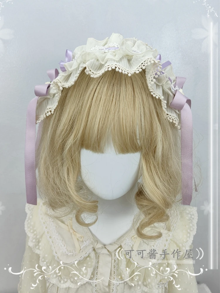 Handmade Lolita Hair Band Hair Clip Lolita Small Ribbon Gadget Ballet Style All-Match Hair Accessories