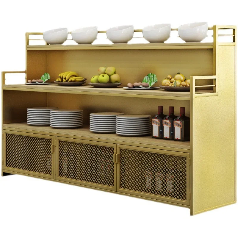 Hot pot restaurant buffet seasoning table Commercial restaurant side counter Dipping table