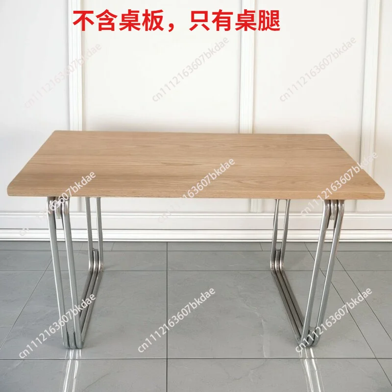 304 Stainless Steel Furniture Legs Modern Desk Base for Wooden Board Office Desk Accessories Industrial Bar Feet Support