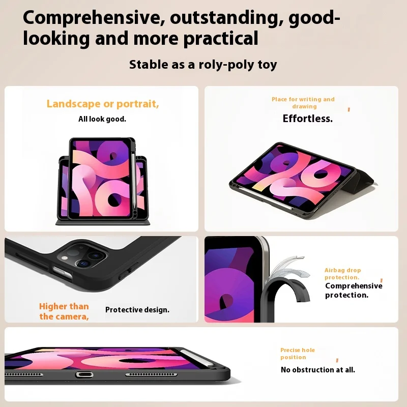 حافظة هالو كيتي لجهاز iPad Funda ipad 8/9/10 Air 4 5 M2 M3 10.2in 10.9in A16 11in حافظة واقية Pro4 5 6 12.9in M4 غطاء لوحي #6