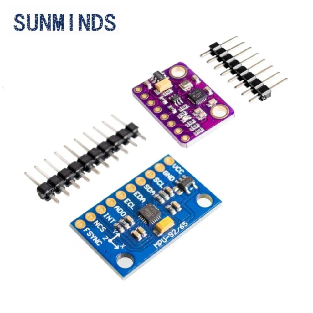1pcs SPI/IIC GY-9250 BMP280 GY-91 MPU-9250 9-Axis 10DOF Attitude Gyro+Accelerator+Magnetometer Sensor Module MPU9250