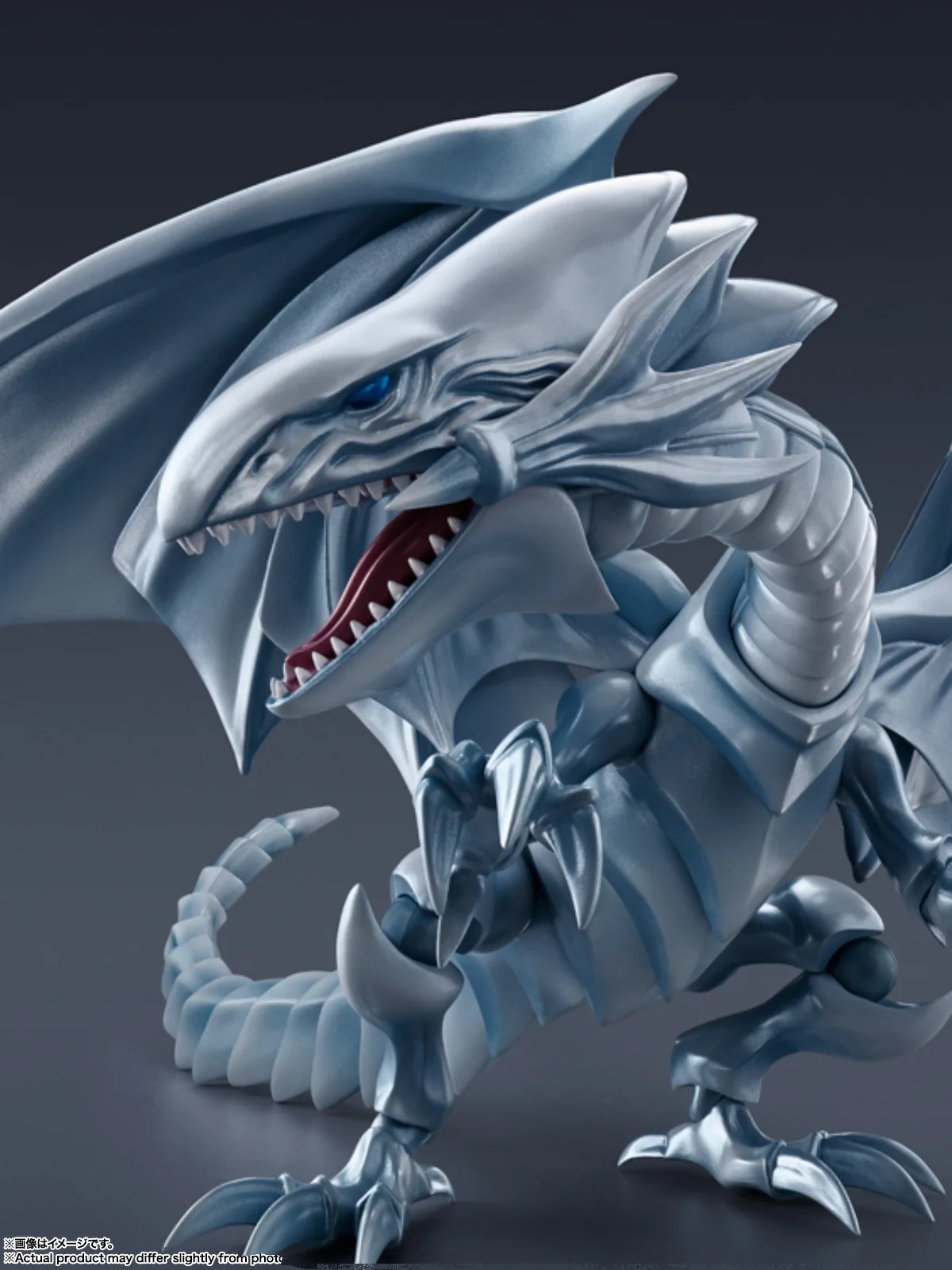 In stock, Bandai SHM Green-eyed White Dragon, Seamasuto, Blue-eyed White Dragon, Game King, Monster figure