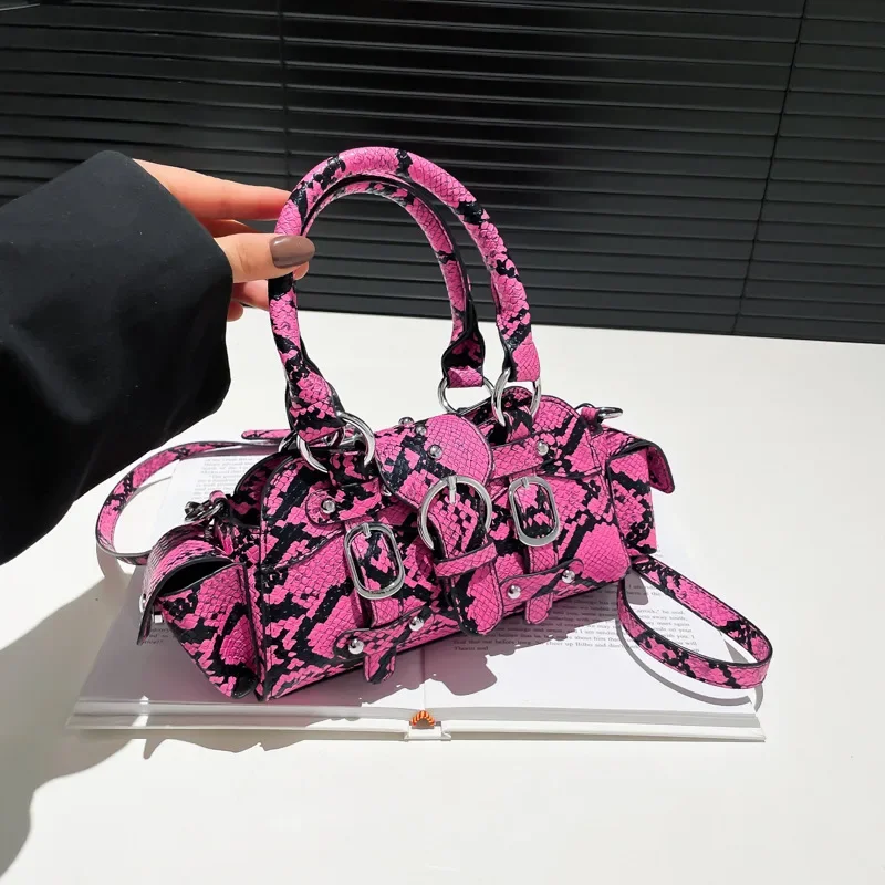 

Snake Pattern Women's Handbag Shoulder Bag Crossbody Bag Gift for Girls Purses Bags for Women