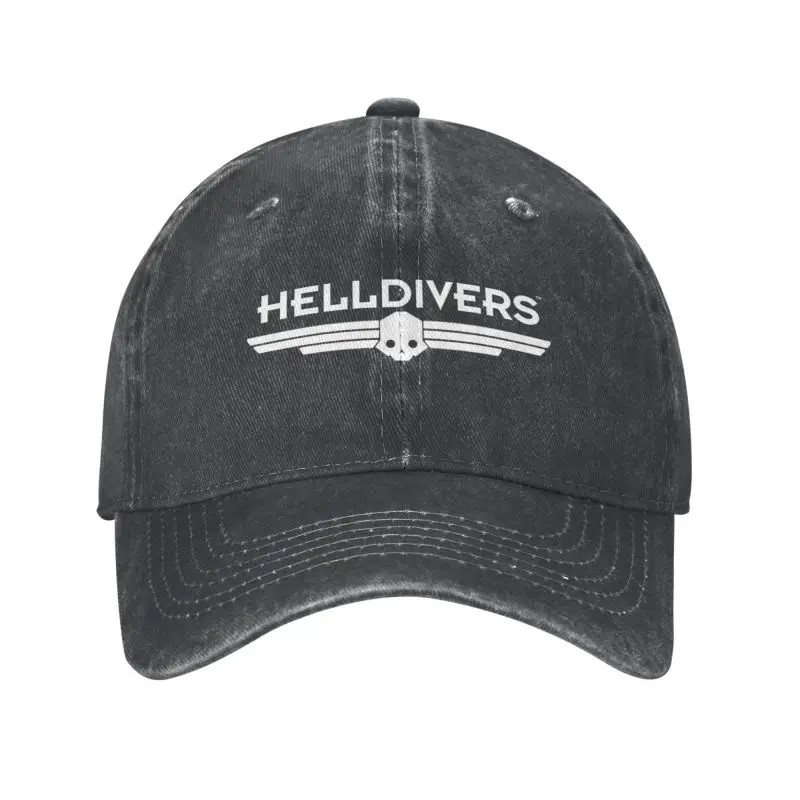 

Cool Cotton Hell Divers Gameplay Baseball Cap for Men Women Personalized Adjustable Adult Dad Hat Spring