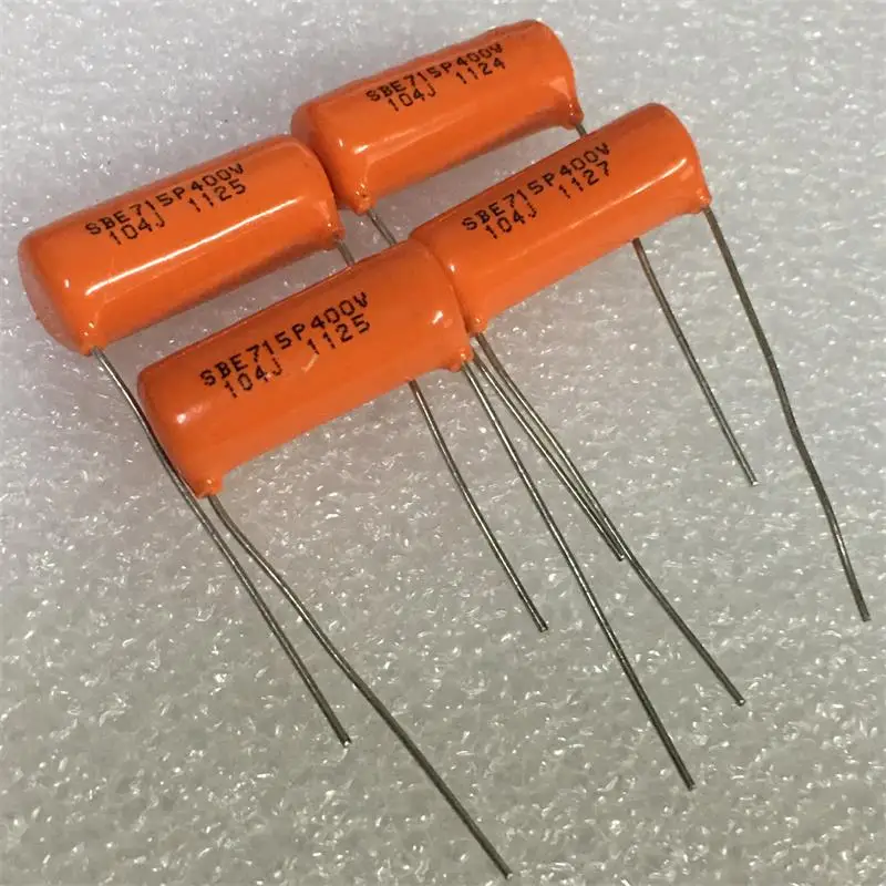 5-100PCS Brand new original package SBE 715P 0.1UF 400V 104J audio coupling stepless capacitor size 29.5*11*12MM P 24.5MM