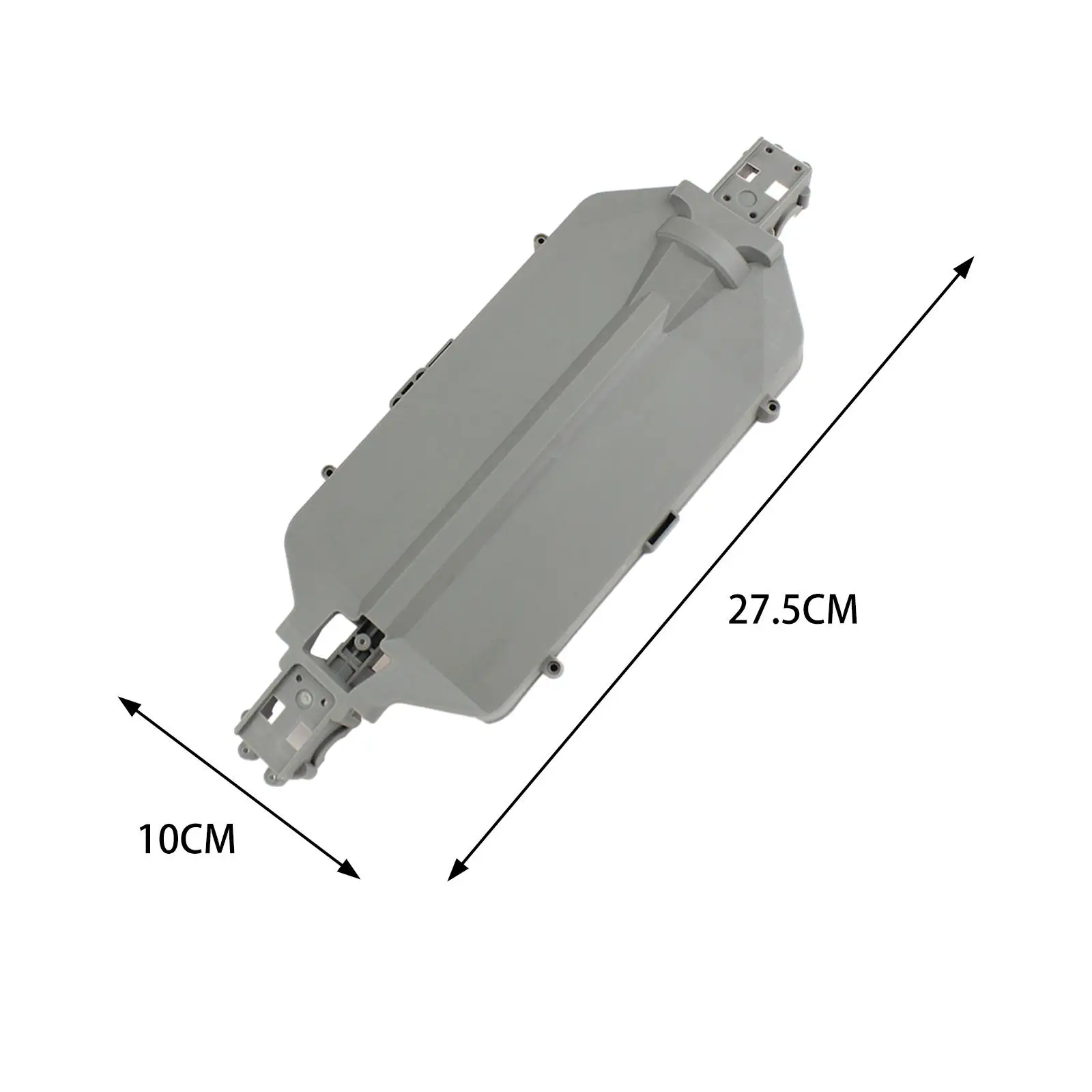 Płyta podwozie samochodu RC 27.5x10cm wytrzymała 124008-2702 części zamienne dla Wltoys waga 1:12 124008 samochodu 124010 modyfikacji DIY