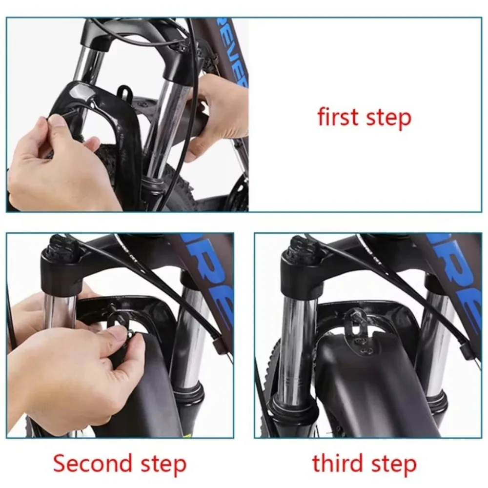 2pcs Bicycle Fender PP Soft Plastic Suitable Bicycles  Rear Shock BIKE Thicken Splash Protection Accessory image 2