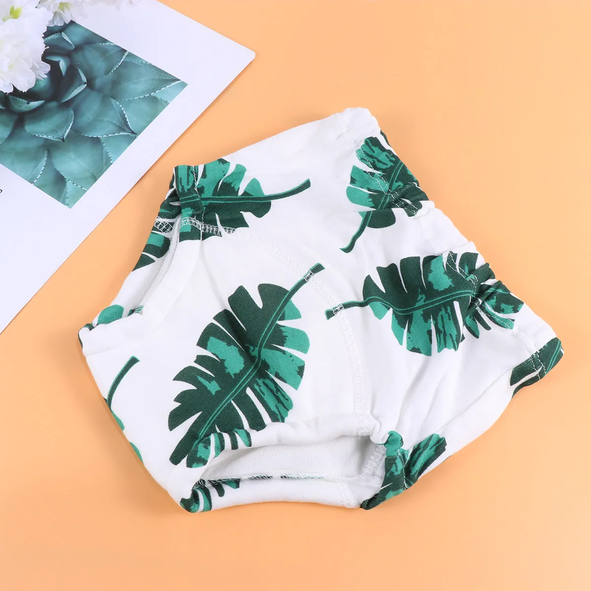 

4Pcs Cotton Infant Reusable Reusable Nappies Nappies Waterproof Breathable Baby Potty Infant Training Pants Diapers
