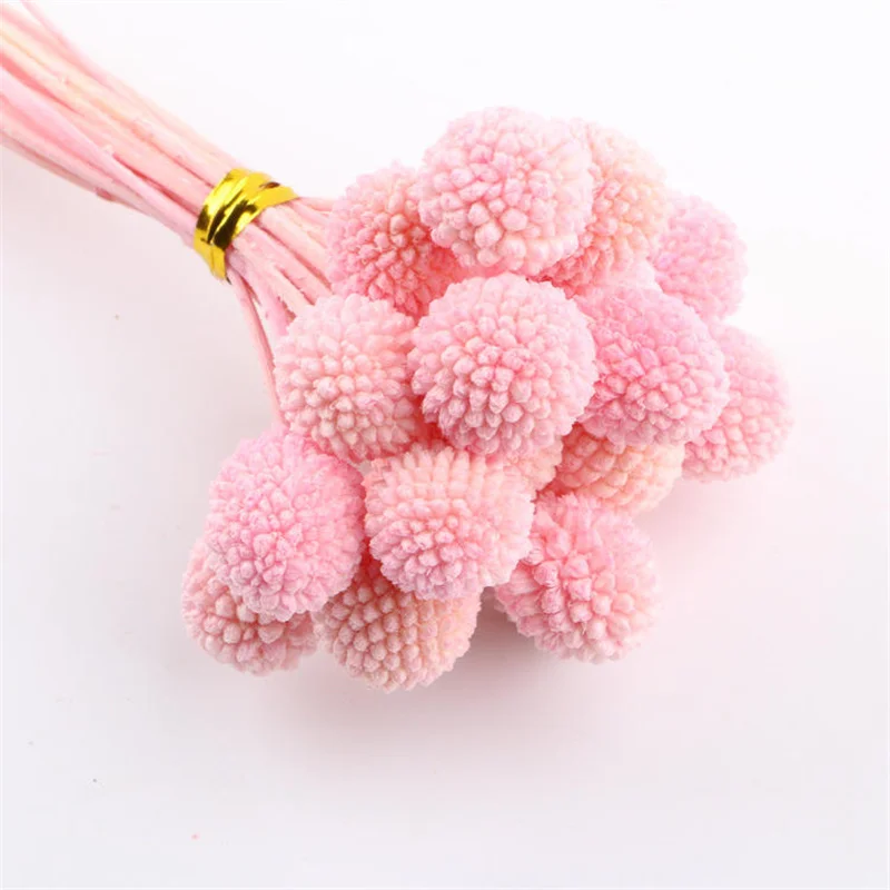 Floral Arrangement Wedding Decoration Buttons Dried Flower Natural Billy Ball Dry Craspedia Globosa Home Table Flowers Decor