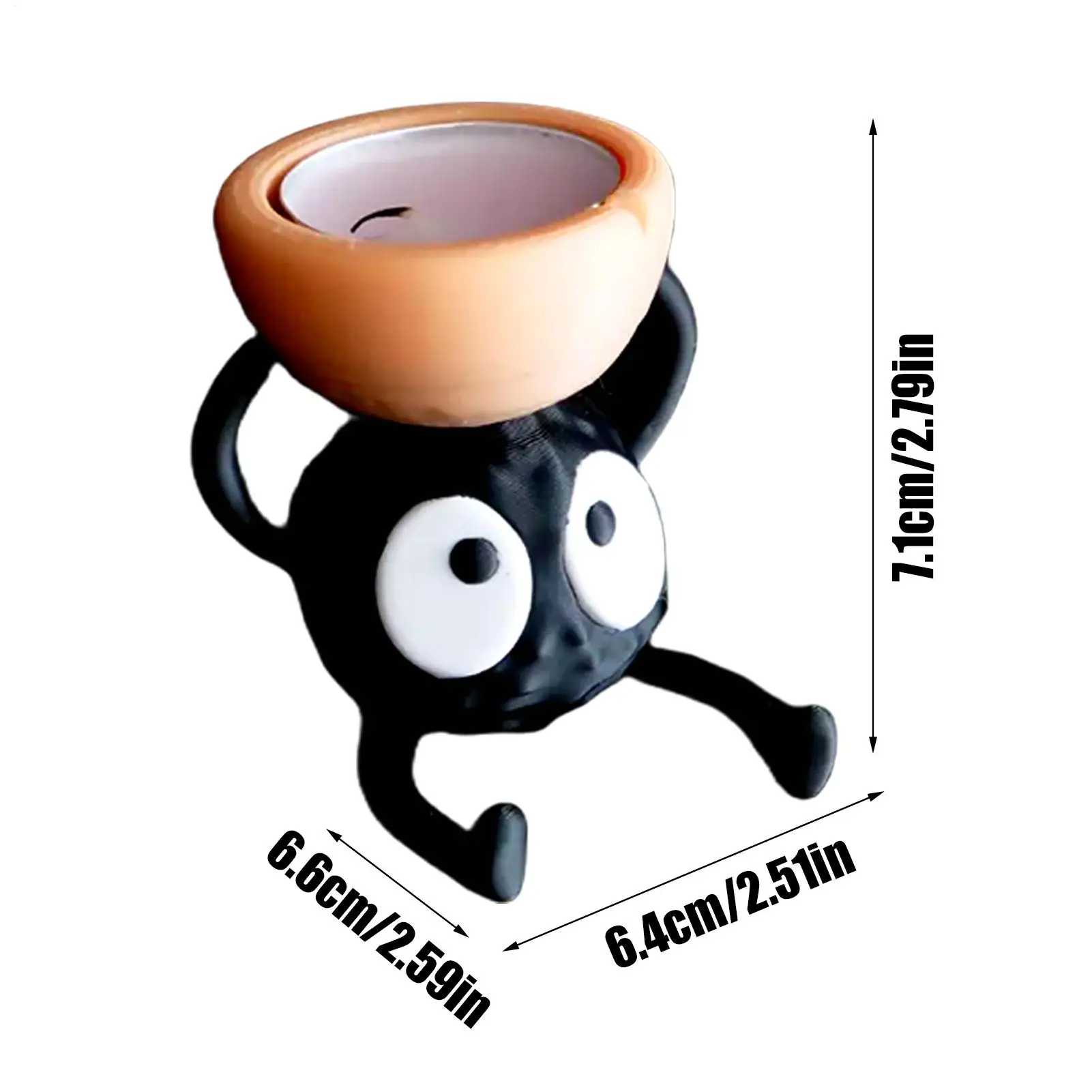 Candle Holder Cute Anime Peripheral 3D Printed Briquette Desktop Candle Holder Decorative Candlestick for Halloween Meditation