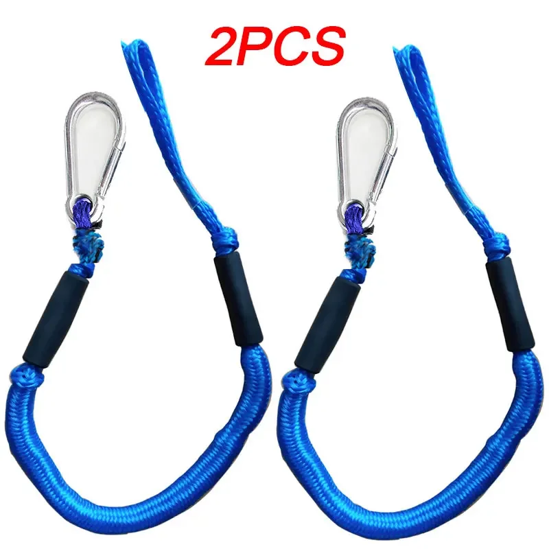 2/1 Stuks Dock Lijnen Elastische Mariene Touw Bungee Koorden Schok Banden Voor Kajak Waterscooter Jet Ski Ponton Kano Motorboot Accessoires