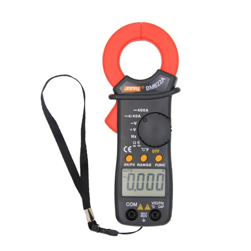 BM822A New Design Mini Smart Automatic Clamp Multimeter AC Leakage Current Digital Clamp Meter