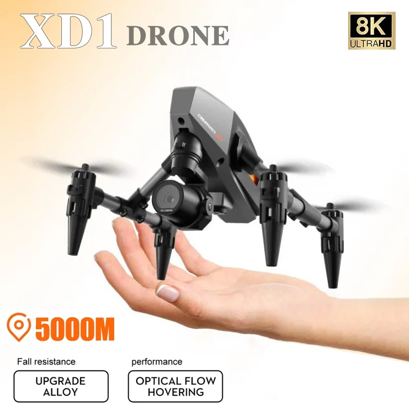 XD1 Drone Professional 8K HD Dual Camera 5G GPS Altitude Maintaining Obstacle Avoidance Remote Control Mini Helicopter Boy Toys