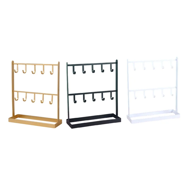 

ABWP-Earring Display Stand Metal Jewelry Stand Metal Jewelry Storage Rack Earring Holder Ornament Jewelry Shelf