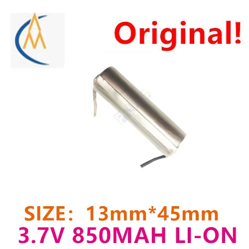 buy more will cheap 13450 rechargeable battery AA5 battery 4.2V 850mAh round polymer lithium battery ternary lithium battery