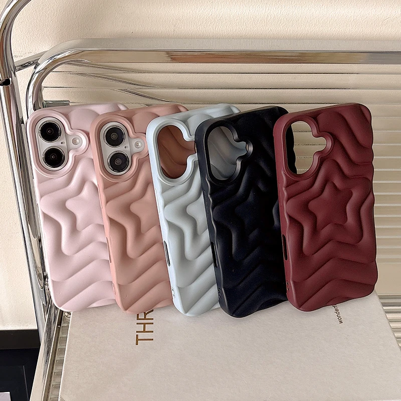 Glitzernde, verchromte, silberfarbene, abgestufte, fünfzackige Stern-TPU-Handyhülle für iPhone 18 Pro Max 17 16 15 13 14, plattierte Silikon-Rückseite – Detail 3