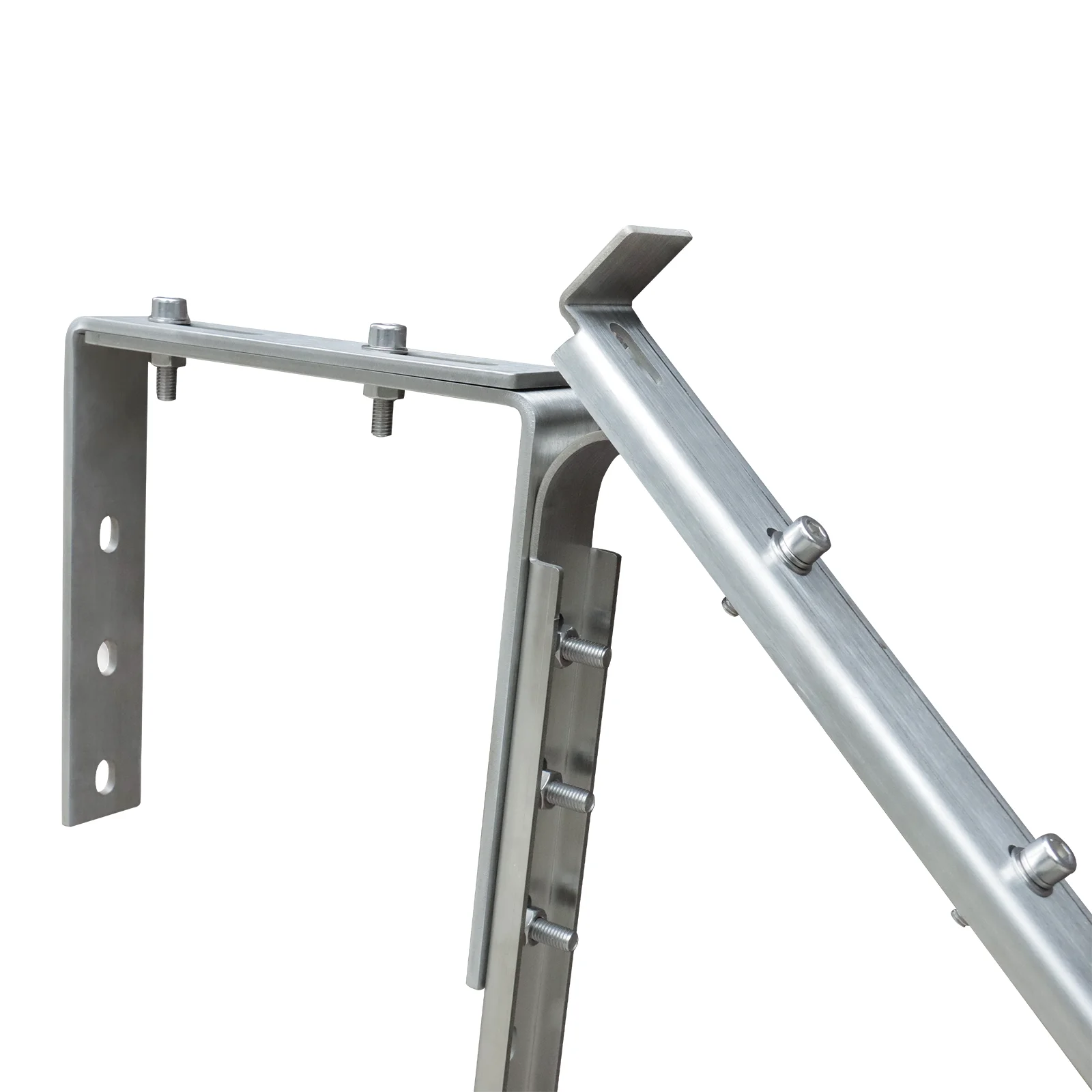 태양 전지 패널 마운트 스탠드, 태양 전지 패널 브래킷, Balcone 또는 Houses 오프 그리드 시스템 또는 네트워크 연결, 27.55 인치 (70cm) 200W