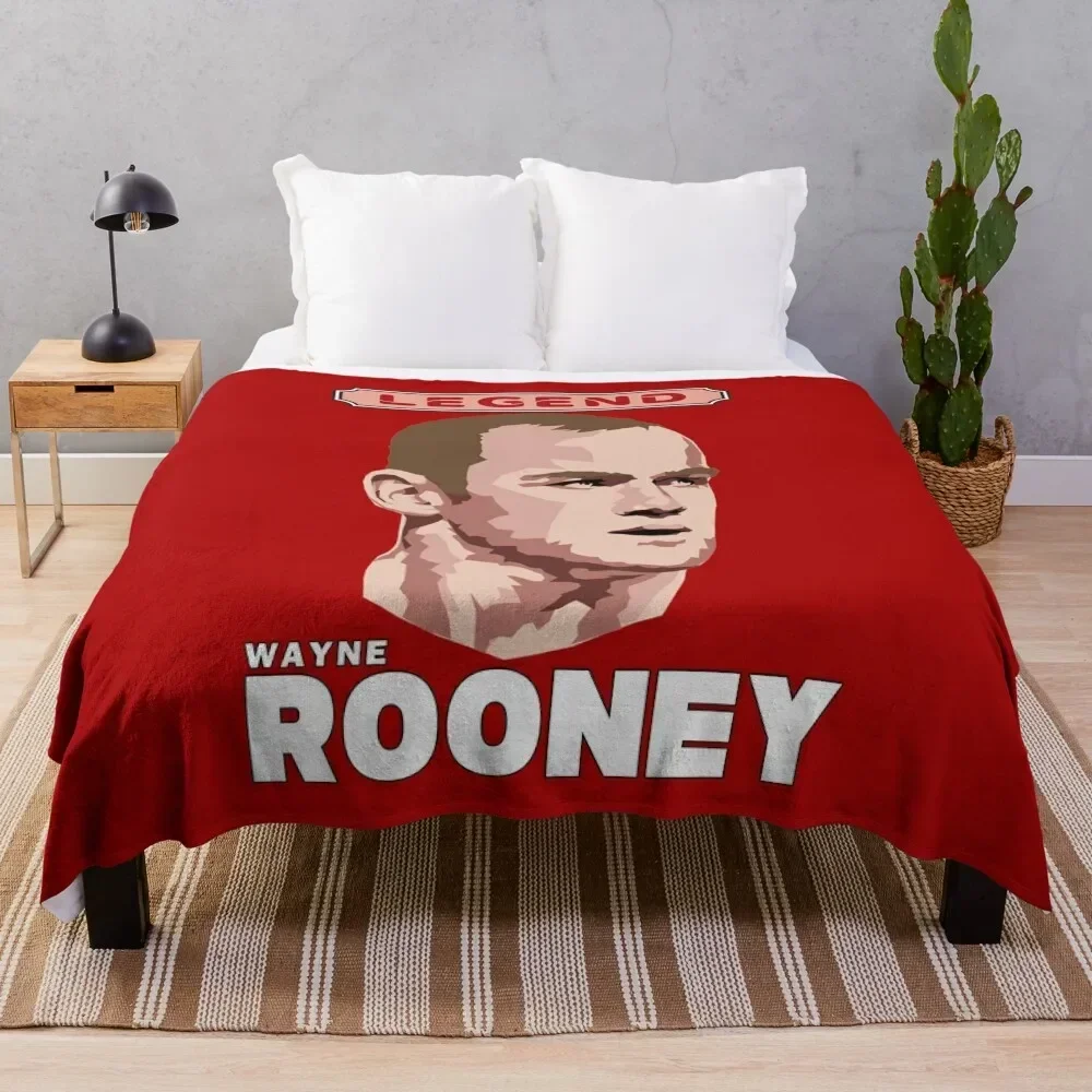 Wayne Rooney - Football Legend Throw Blanket Plush warm winter Blankets Sofas Of Decoration Blankets