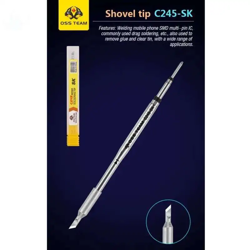 OSS C245 Lötkolbenspitze Ersatz Crimp Lötkolbenspitze C245K SK I IS Lötgeräte Werkzeuge