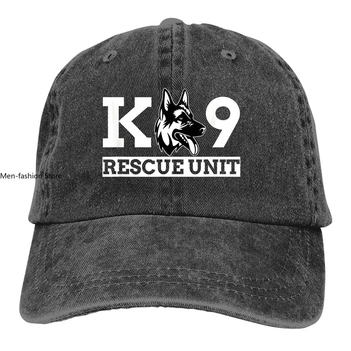 Summer Cap Sun Visor K9 Rescue Unit Hip Hop Caps K-9 Unit Police Dog Cowboy Hat Peaked Hats