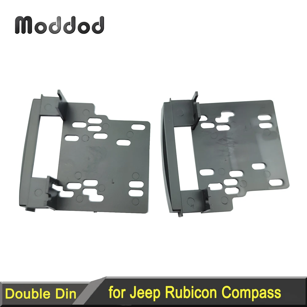 2 Din Radio Bracket Frame for CRYSLER 200 300 DODGE Ram Charger Caravan JEEP Commander Compass Grand Cherokee VW Routan Fascia