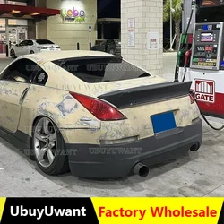 For 2003-2008 Nissan 350Z Fairlady Z34 | Rocket Bunny Style Duckbill Rear Trunk Lid Wing Spoiler (ABS Plastic - Matte Black)