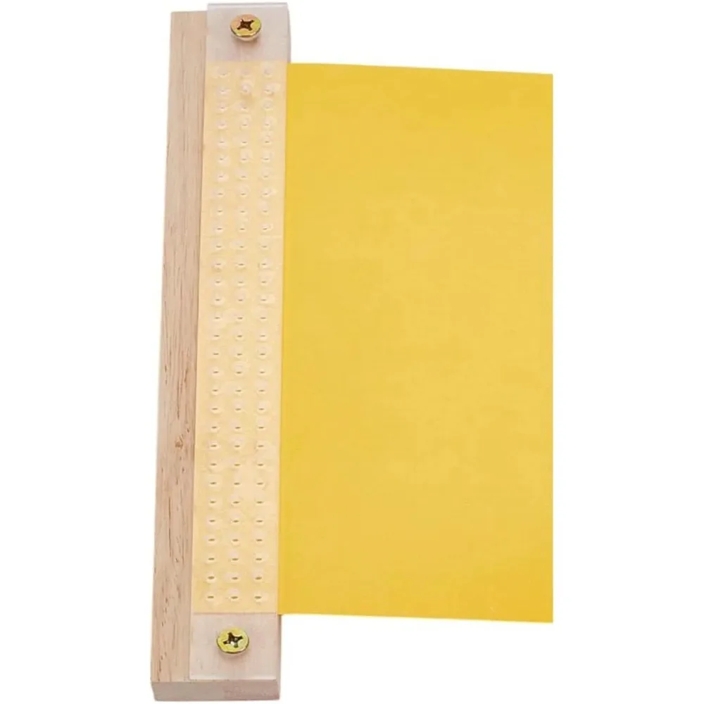 

Book Binding Kits Wood Acrylic Bookbinding Punching Tool with Hole Book Binding Tool Hand Binding Kit for Book Lover Punching
