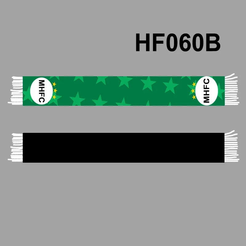 MHFC 145*18 cm Size 2023-24 Four Teams Group F Scarf for Fans Double-faced Knitted HF060B