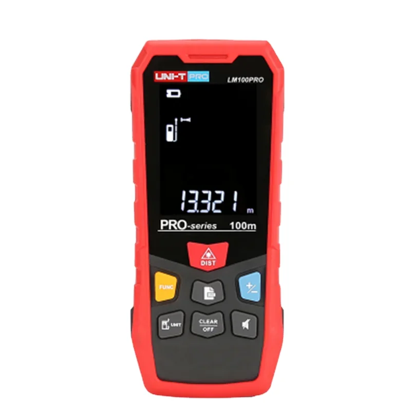 

UNI-T LM100 PRO Jarak Laser Meter 100M Trena Laser Range Finder Mengukur Tape Digital Powered