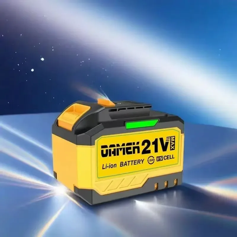 

21V Rechargeable Lithium-ion Battery, Damick High Capacity Replacement Battery Compatible with Dayi A3 for Power Tools (Drill, G
