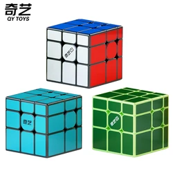 QiYi, без наклеек, Φ 3x3x3, профессиональный 3x3 скоростной пазл, детские игрушки, подарок для игры, 3 × 3, специальный скоростной куб, куб Magico