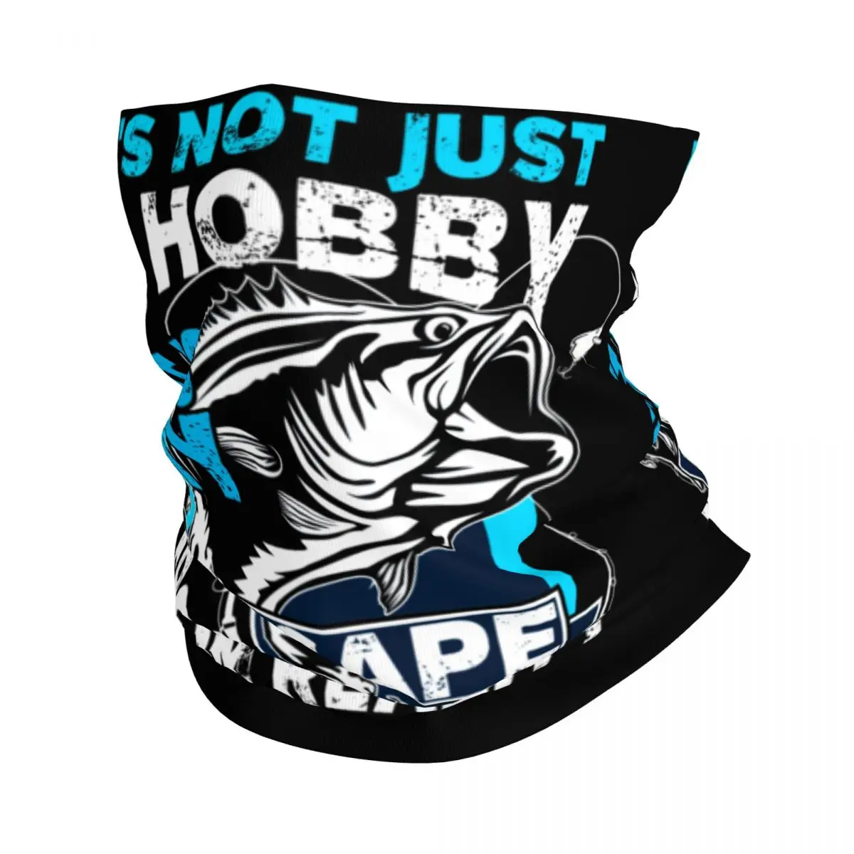 Entusiastas da pesca Bandana Pescoço Capa Merch Fish Sport Envoltório Lenço Multifuncional Balaclava Ciclismo Unisex Adulto Respirável