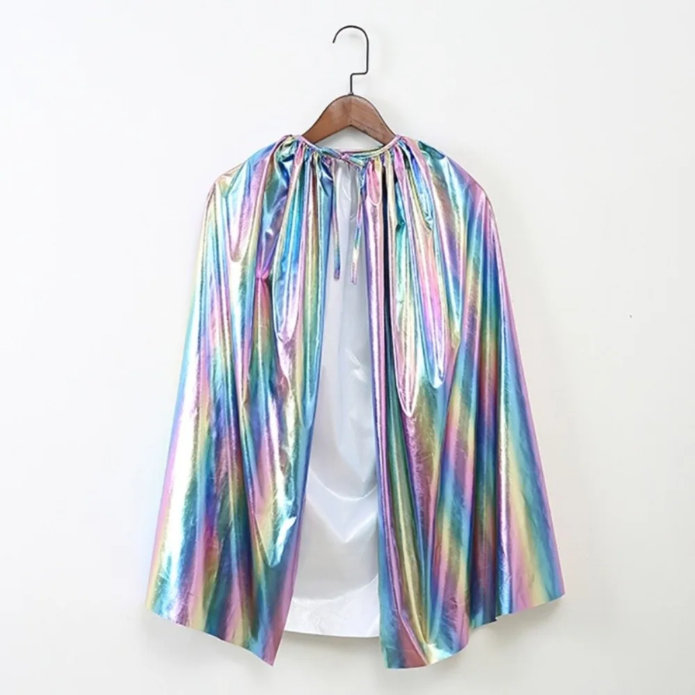 멋진 다목적 Grim Reaper 망토 나이트 클럽 바 드레스 코트 할로윈 키즈 케이프 긴 소품 마녀 가운 할로윈