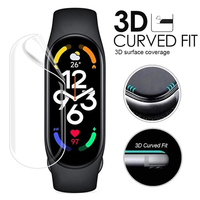 1-5 pcs 3D Curved Soft Hydrogel Film For Xiaomi Mi Band 8 7 Pro Protective Film Xiaomi Mi Band 6 5 4 3 Smart Wristband Not Glass