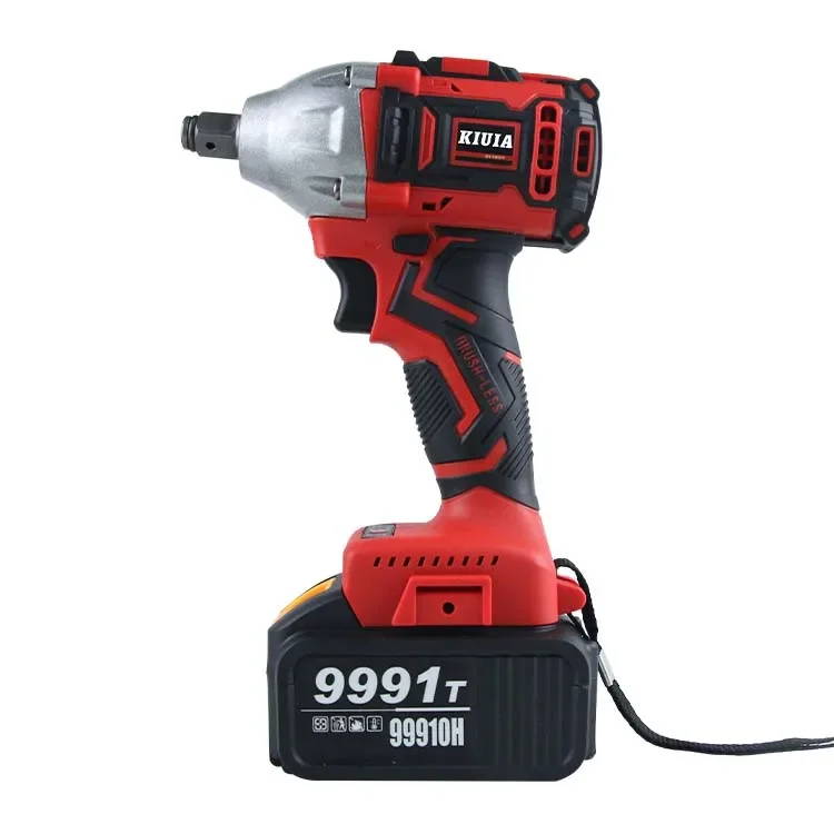 004 Factory Direct Price Lithium Battery Electric Impact Wrench Brushless 1/2