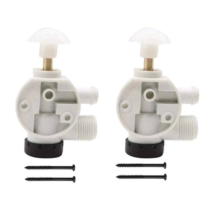 

N04R для Dometic для Sealand для Vacuflush, совместимые 2 шт. 385314349 RV, автомобильный туалет, пластиковые сменные комплекты водяного клапана, ремонт P